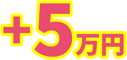 +5万円